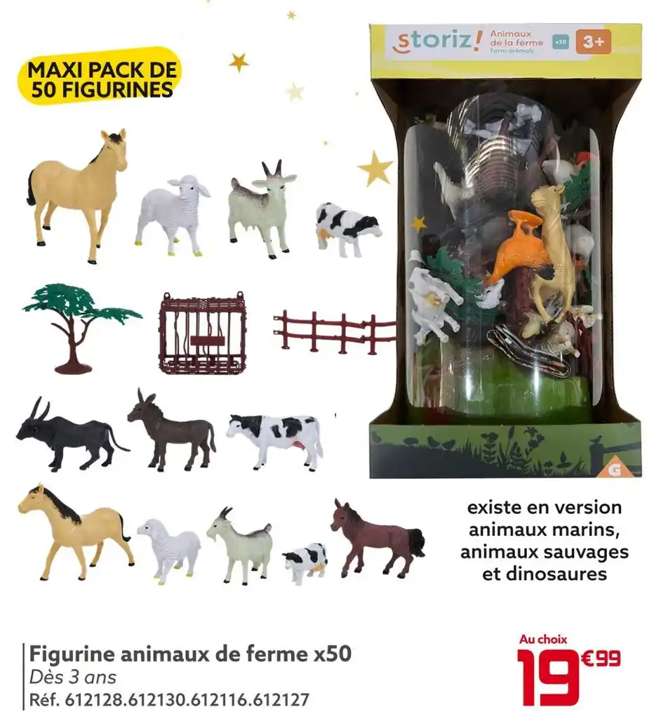 Promo Figurine Animaux De Ferme X50 Chez Gifi