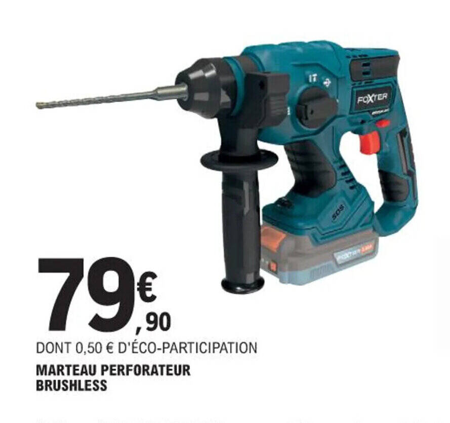 Promo Marteau Perforateur Brushless Chez E Leclerc Brico