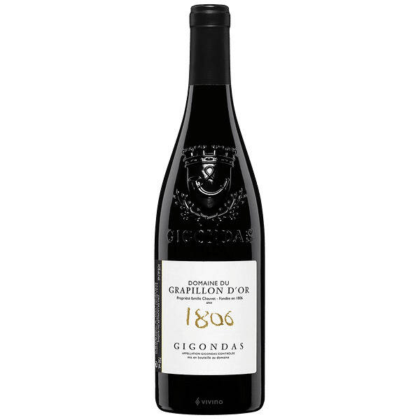 Promo Domaine du Grapillon d Or 1806 Préférence 2020 Gigondas AOP