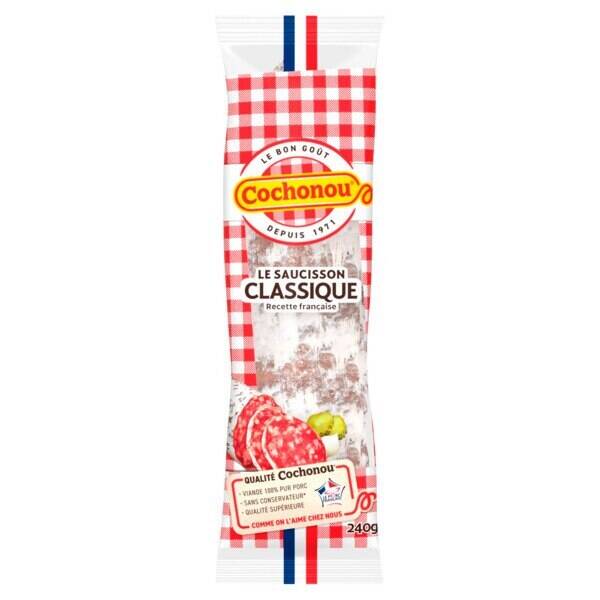 Promo Saucisson Le Classique Cochonou chez Auchan Supermarché