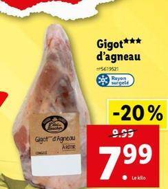 Promo Gigot D Agneau Chez Lidl