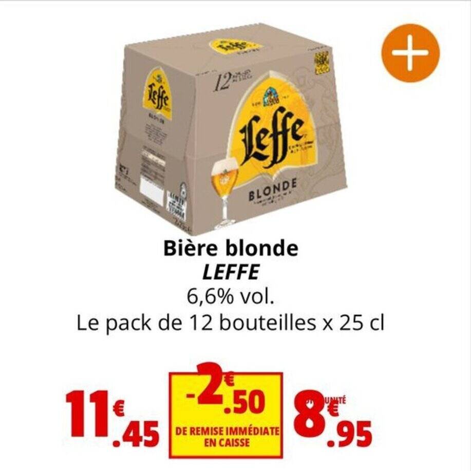 Promo Bi Re Blonde Leffe Chez Coccimarket