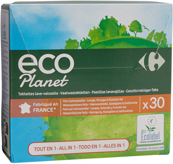 Promo Carrefour Eco Planet Tablettes Lave Vaisselle Chez Carrefour Market