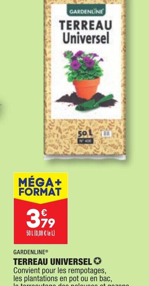 Promo Terreau Universel Chez Aldi