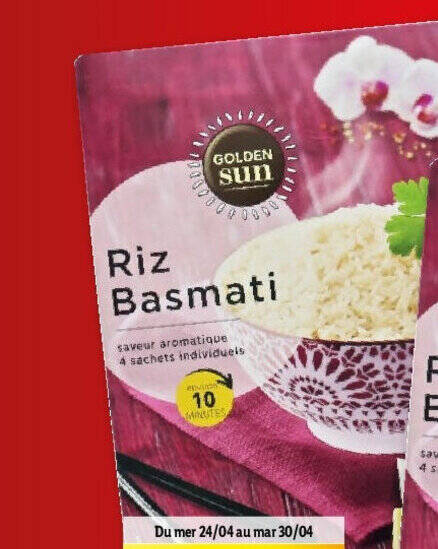 Promo Riz Basmati Chez Lidl