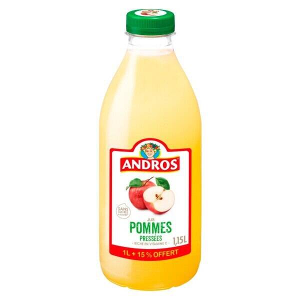 Promo Pur Jus De Fruits Frais Andros Chez Auchan