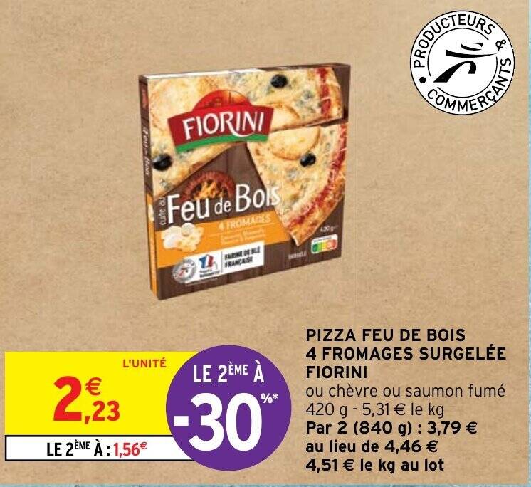 Promo Pizza Feu De Bois Fromages Surgel E Fiorini Chez Intermarch Hyper