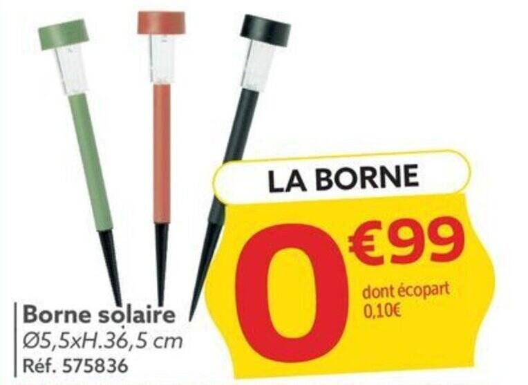 Promo Borne Solaire Chez Gifi