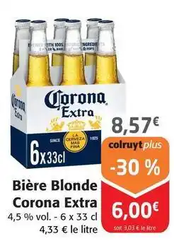 Promo Corona extra bière blonde chez Colruyt