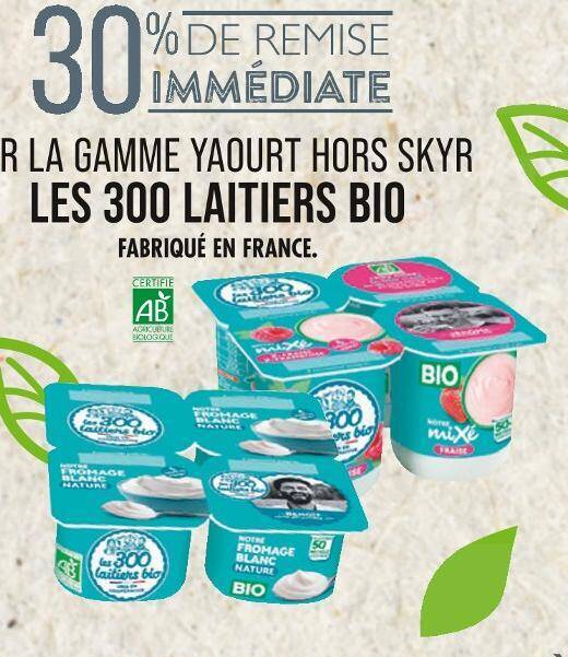 Promo Les Laitiers Bio De Remise Imm Diate Sur La Gamme Yaourt