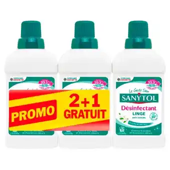 Promo Désinfectant Du Linge Fleurs Blanches Anti Odeurs Sanytol chez Auchan