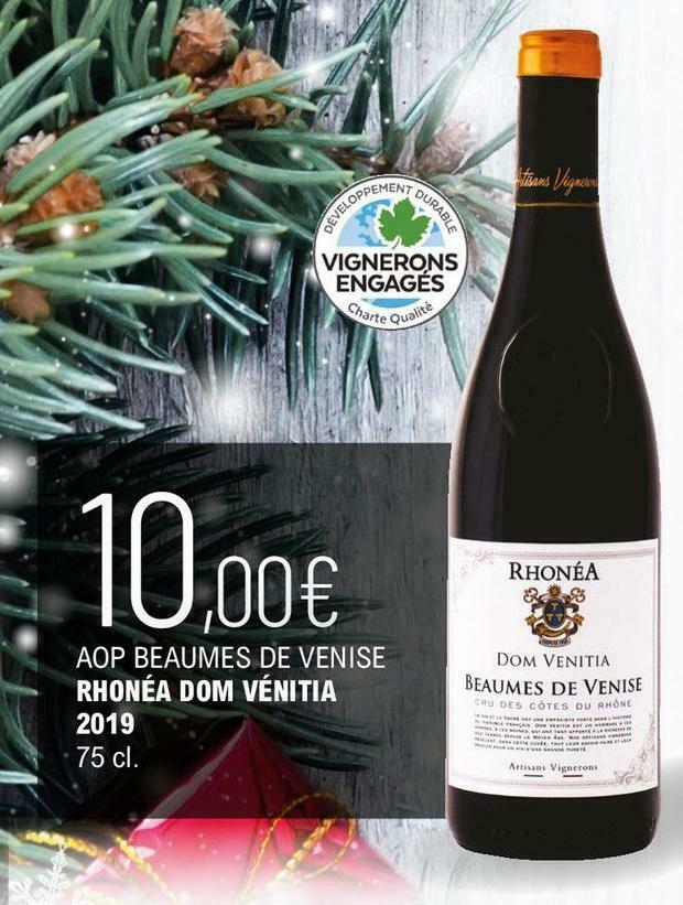 Promo Rhon A Aop Beaumes De Venise Dom V Nitia Chez La Vignery