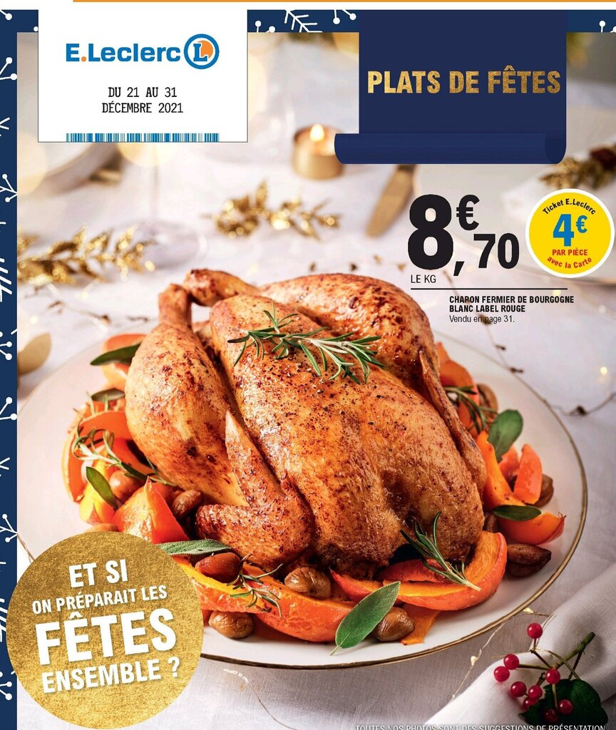 Promo Chapon Fermier De Bourgogne Chez E Leclerc