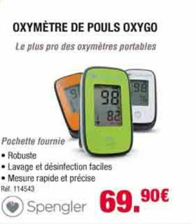 Promo Oxym Tre De Pouls Oxygo Chez G