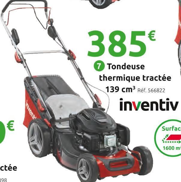 Promo Inventiv Tondeuse Thermique Tract E T Telv Chez Mr Bricolage