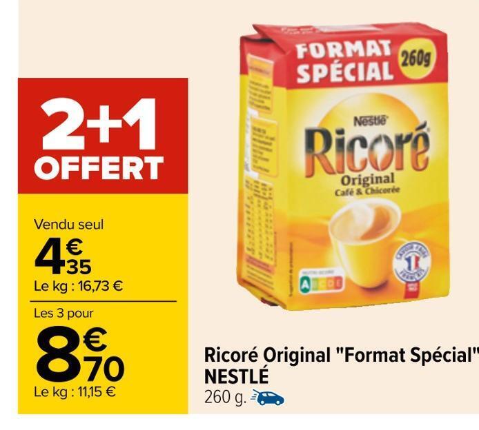 Promo Nestl Ricor Original Format Sp Cial Chez Carrefour