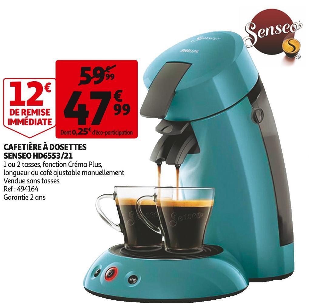 Promo Senseo Cafeti Re Dosettes Hd Chez Auchan