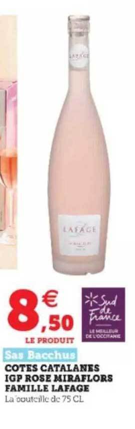 Promo C Tes Catalanes Igp Rose Miraflors Famille Lafage Chez Super U