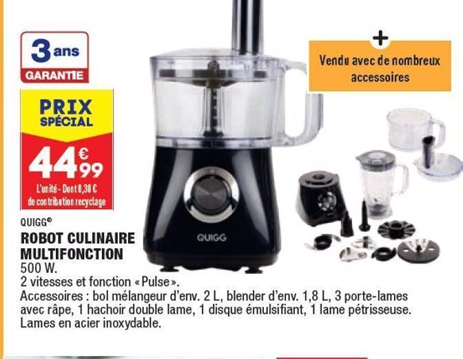 Promo Robot Culinaire Multifunction Chez ALDI