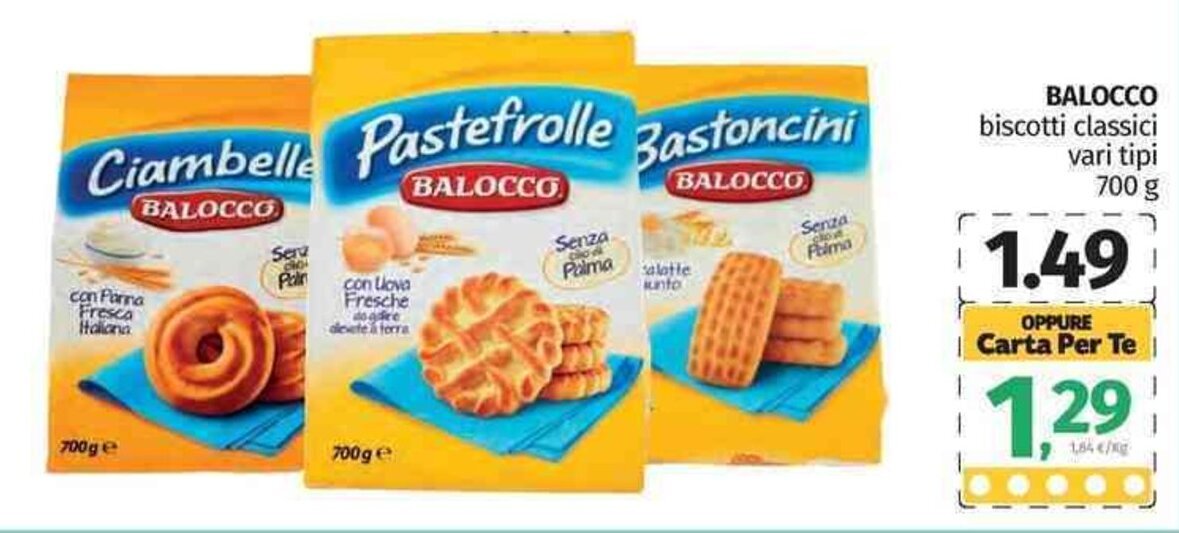 Balocco Biscotti Classici Vari Tipi G Offerta Di Pam