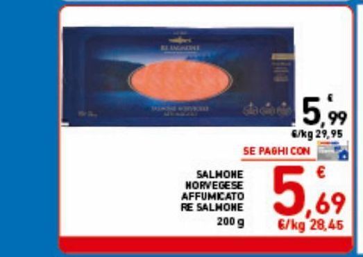 Salmone Norvegese Affumicato Re Salmone G Offerta Di Spazio Conad