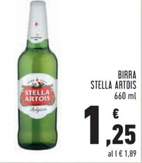 Offerta Stella Artois Birra Ml Nel Volantino Di Conad