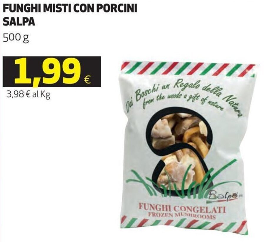 Salpa Funghi Misti Con Porcini G Offerta Di Coop