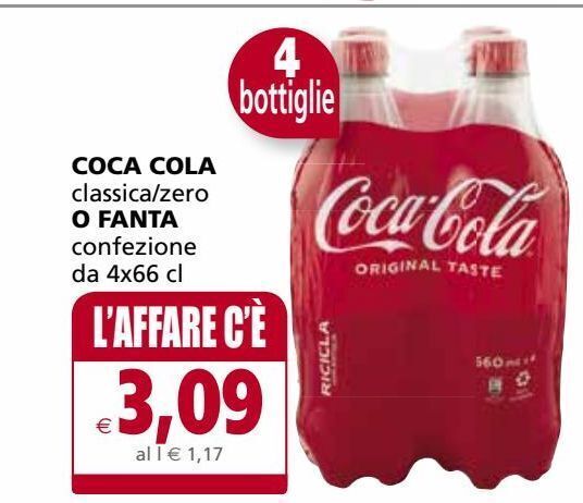 Coca Cola Classica Zero O Fanta Offerta Di Il Gigante