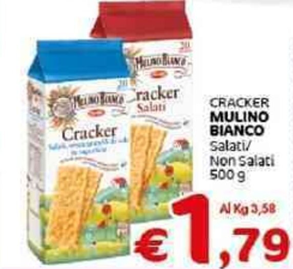 Barilla Mulino Bianco Cracker Salati Non Salati G Offerta Di Crai