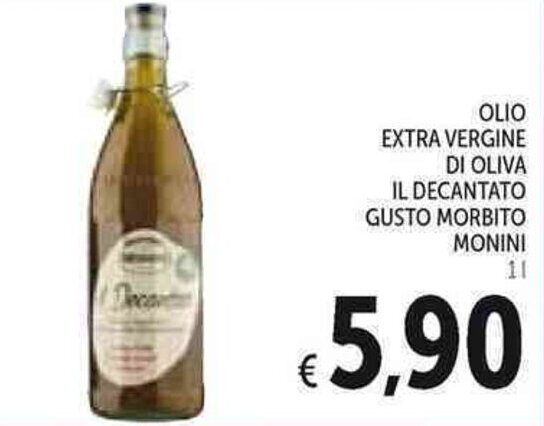 Monini Il Decantato Gusto Morbito Olio Extra Vergine Di Oliva L