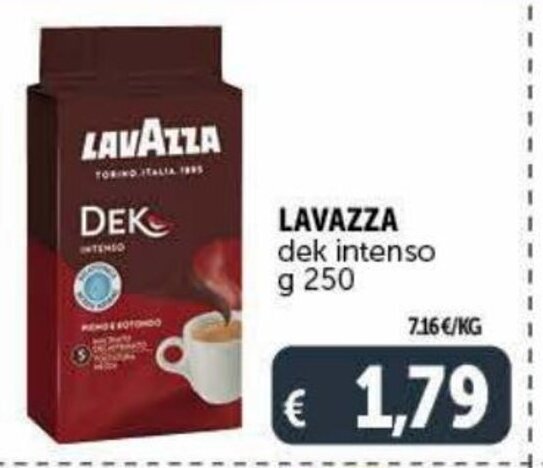 Lavazza Dek Intenso G Offerta Di Deco Maxistore