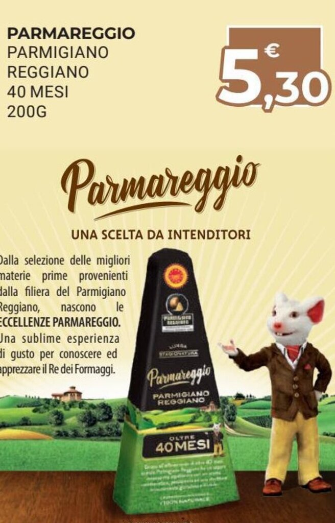 Parmareggio Parmigiano Reggiano Mesi G Offerta Di Et