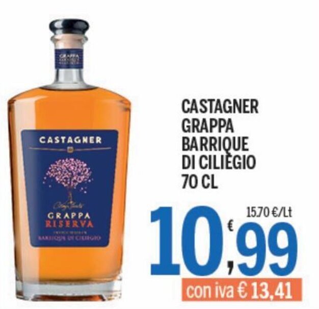 Offerta Castagner Grappa Barrique Di Ciliegio 70 Cl Nel Volantino Di