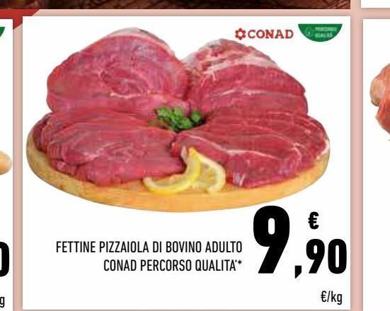 Fettine Pizzaiola Di Bovino Adulto Conad Offerta Di Conad Superstore