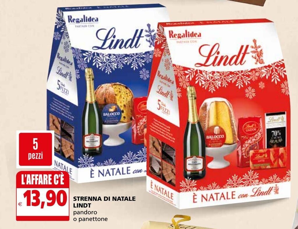 Strenna Di Natale Lindt Pandoro O Panettone Offerta Di Il Gigante