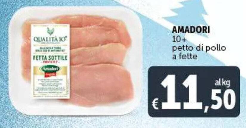 Amadori 10 Petto Di Pollo A Fette Offerta Di Deco Superstore