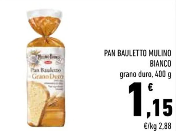 Mulino Bianco Pan Bauletto 400 G Offerta Di Conad Margherita