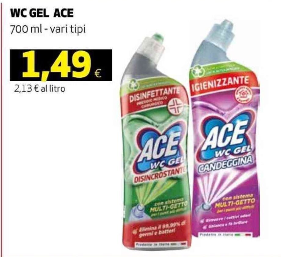 Ace Wc Gel Vari Tpi Ml Offerta Di Coop