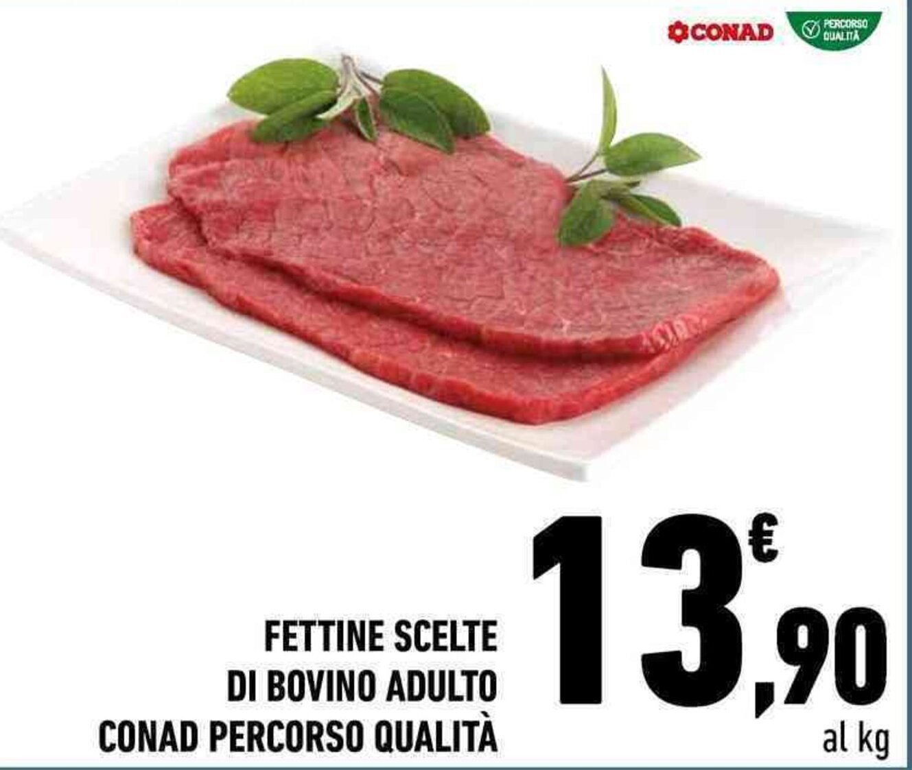 Conad Percorso Qualit Fettine Scelte Di Bovino Adulto Offerta Di Conad