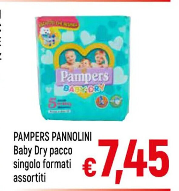 Pampers Pannolini Baby Dry Pacco Singolo Formati Assortiti Offerta Di A O