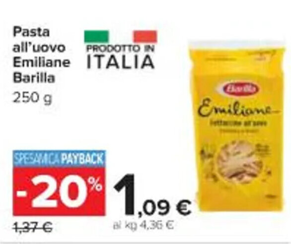 Offerta Barilla Emiliane Pasta All Uovo G Nel Volantino Di