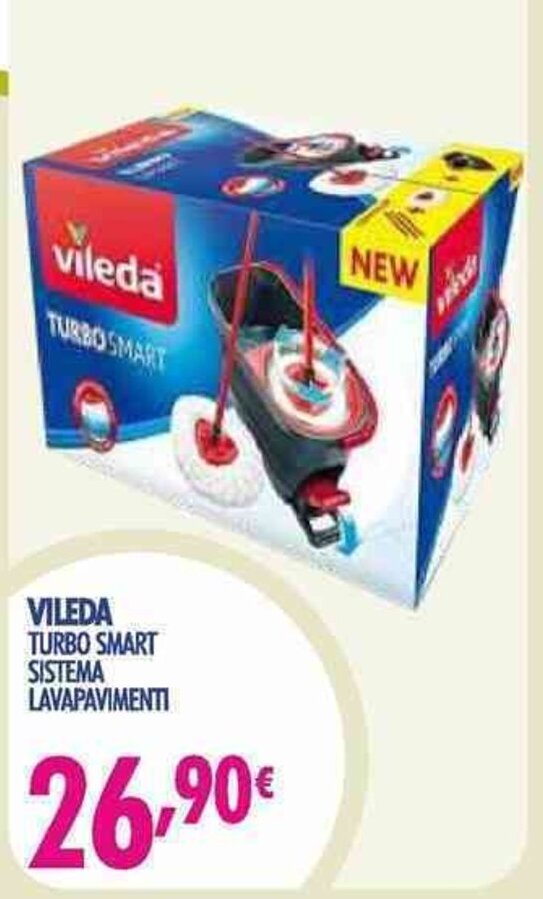 Vileda Turbo Smart Sistema Lavapavimenti Offerta Di Acqua Sapone