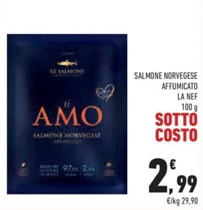 Offerta Salmone Norvegese Affumicato La Nef G Nel Volantino Di Conad