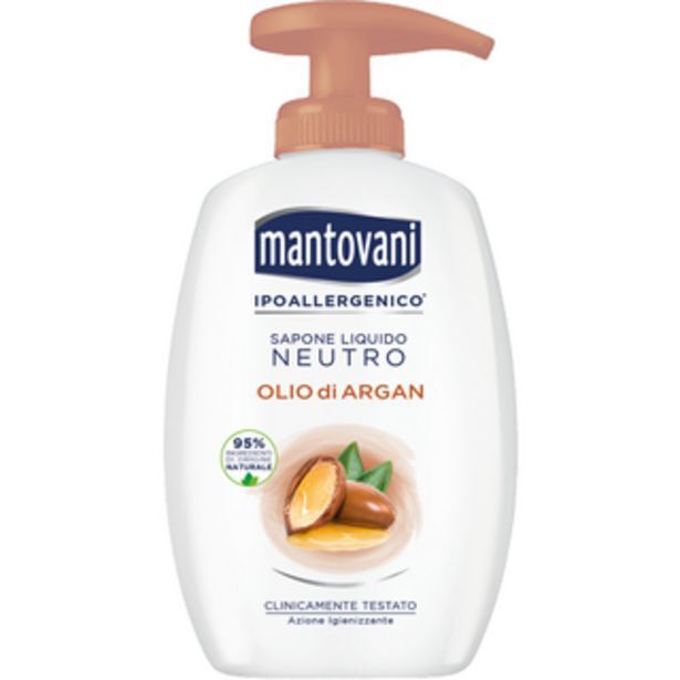 Mantovani Sapone Liquido Neutro Olio Di Argan Con Erogatore Ml