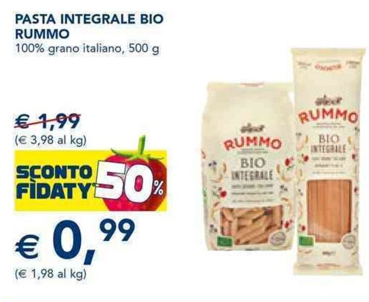 Rummo Pasta Integrale Bio G Offerta Di Esselunga