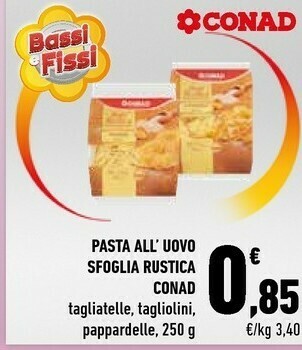 Conad Pasta All Uovo Sfoglia Rustica Offerta Di Conad