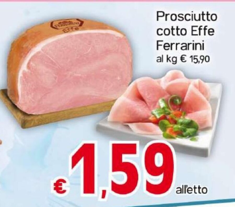 Prosciutto Cotto Effe Ferrarini Offerta Di Kanguro