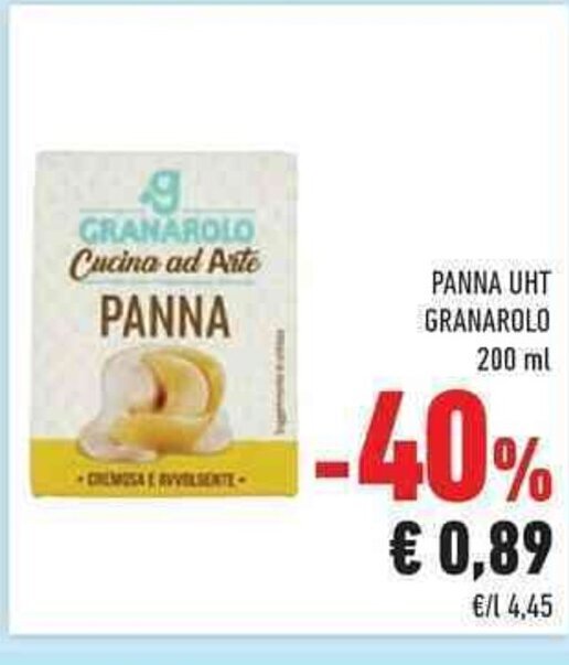 Panna UHT Granarolo 200 Ml Offerta Di Conad