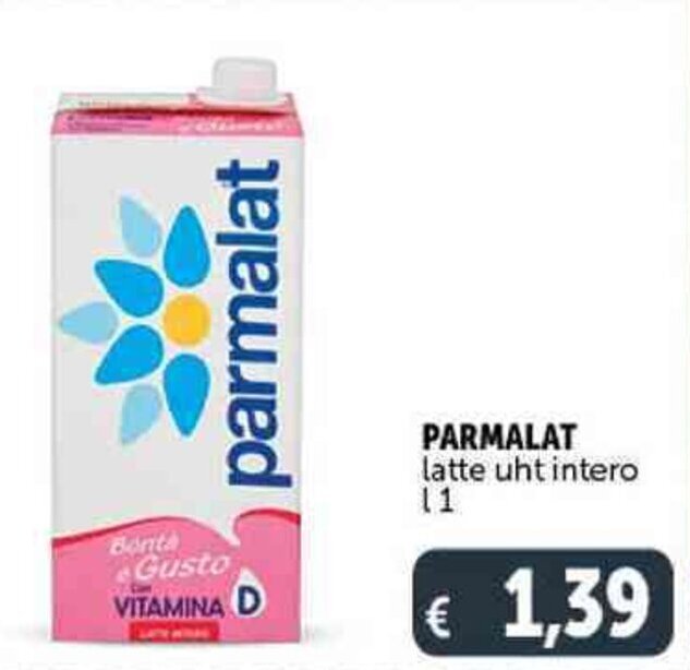 Parmalat Latte UHT Intero L 1 Offerta Di Deco Supermercati