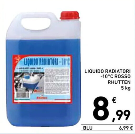 Liquido Radiatori C Rosso Rhutten Kg Offerta Di Spazio Conad